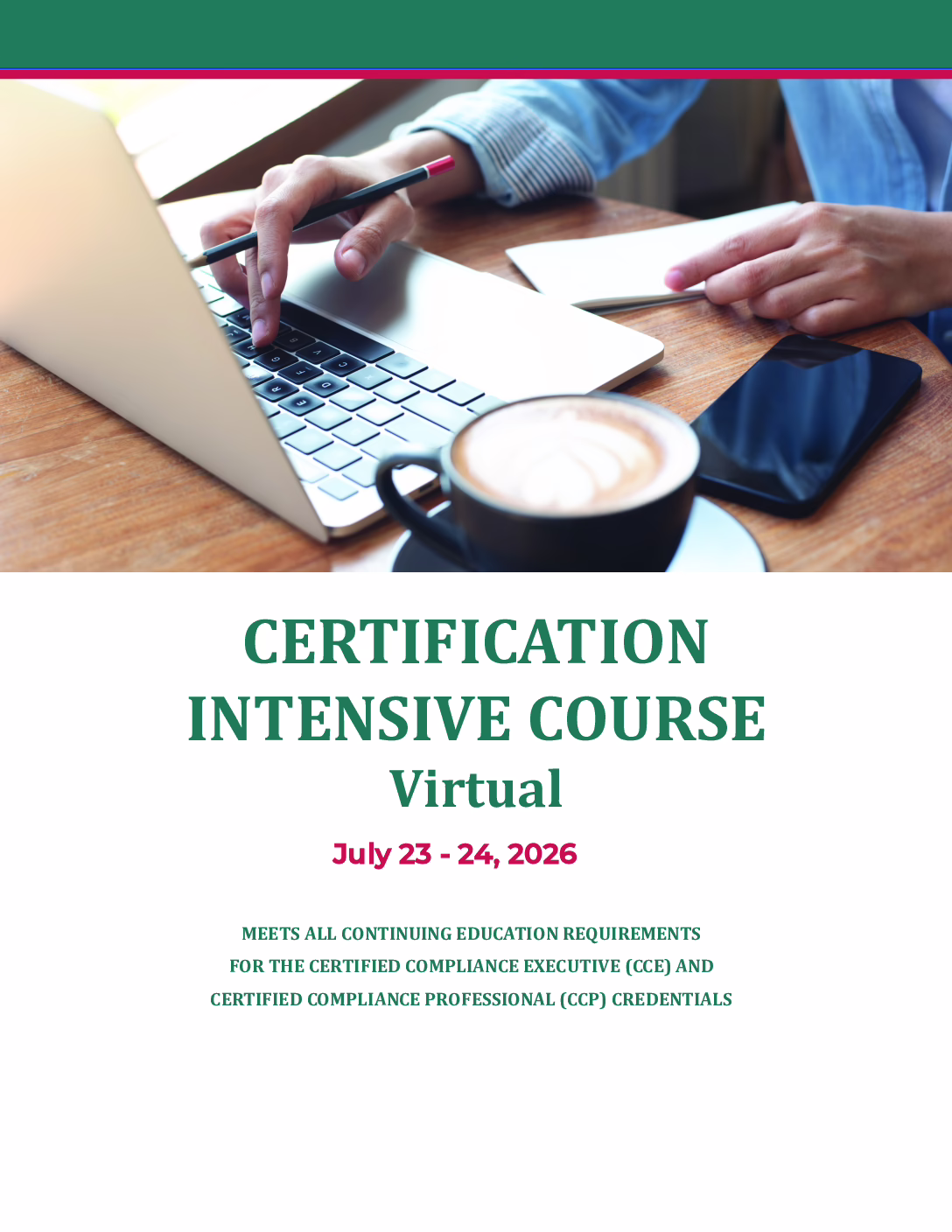 Certification Intensive Course July 2026