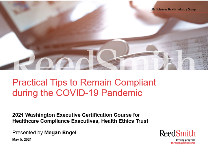 Recent Guidance for Compliance Professionals From DOJ to OIG to CMS-Lynn Barrett-thumbnail