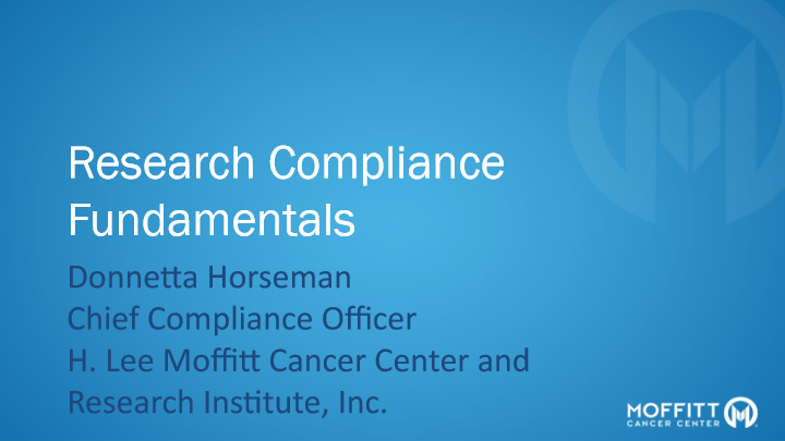 Research Compliance Fundamentals-Gabriella Neff-thumbnail