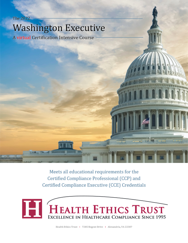The 2023 Certification Intensive: Washington Executive Course May 2023