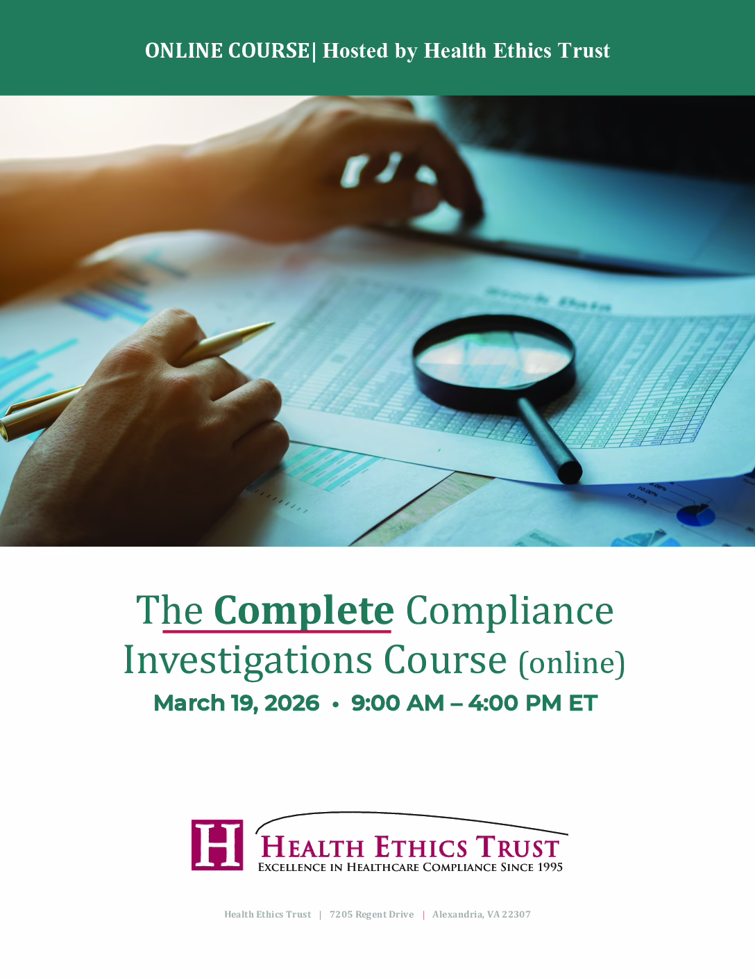 The Complete Compliance Investigations Course 2026