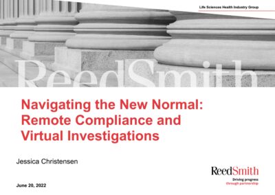 HET-Investigations-2022 – Navigating the New Normal- Remote Compliance and Virtual Investigations