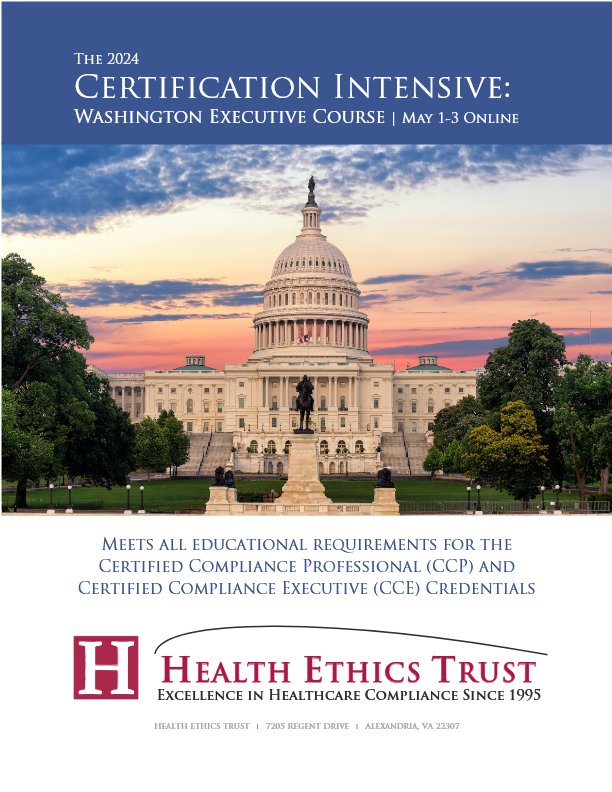 The 2024 Certification Intensive: Washington Executive Course May 2024