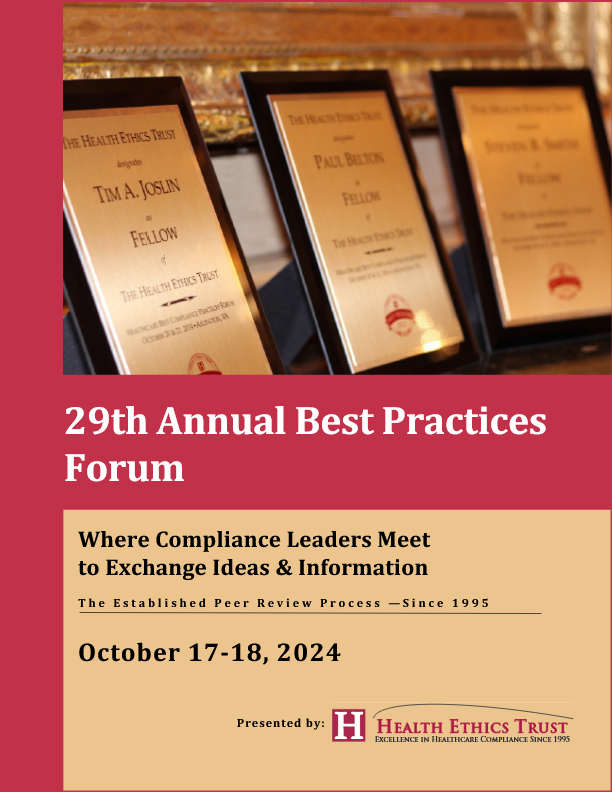 Healthcare Best Compliance Practices Forum Oct 2024