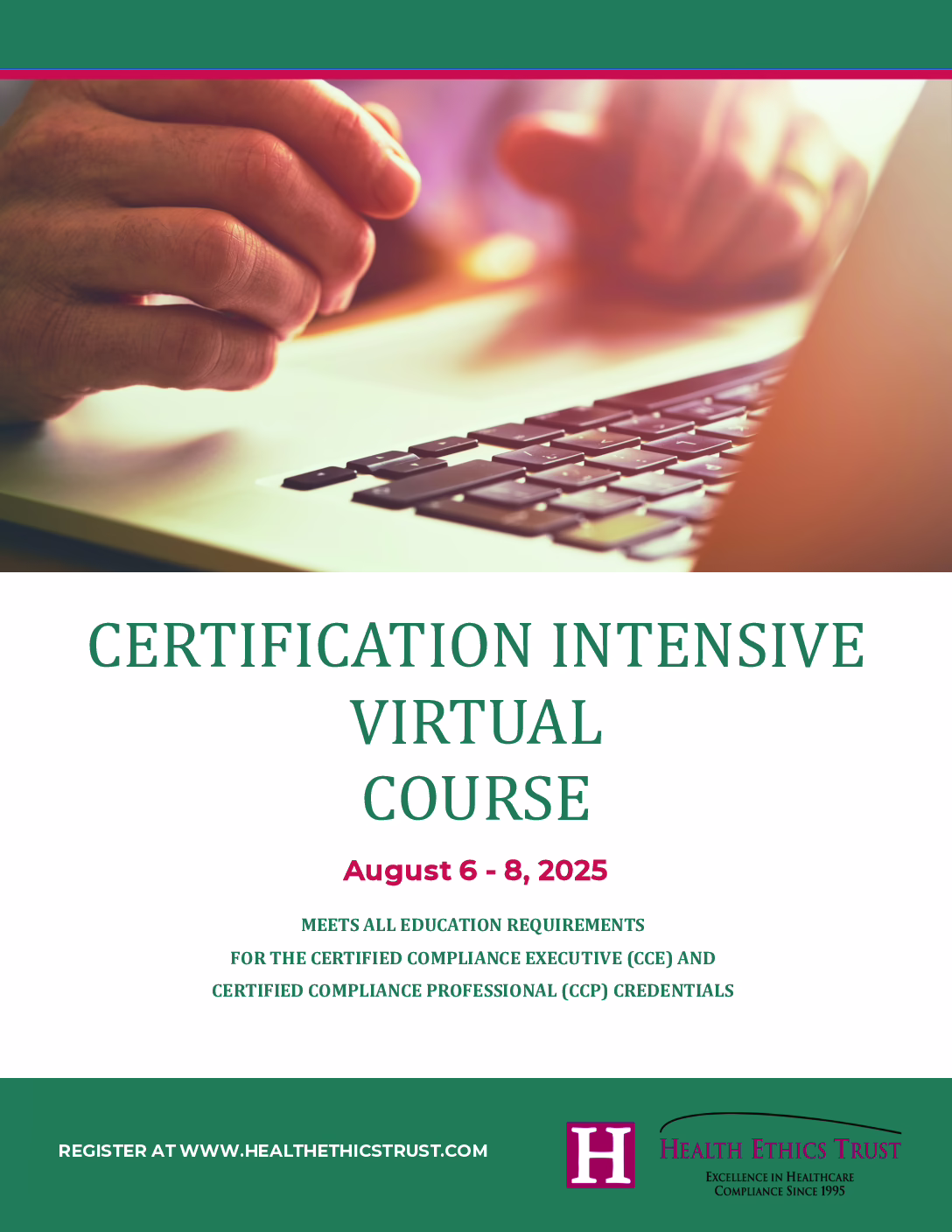 Certification Intensive Course August 2025
